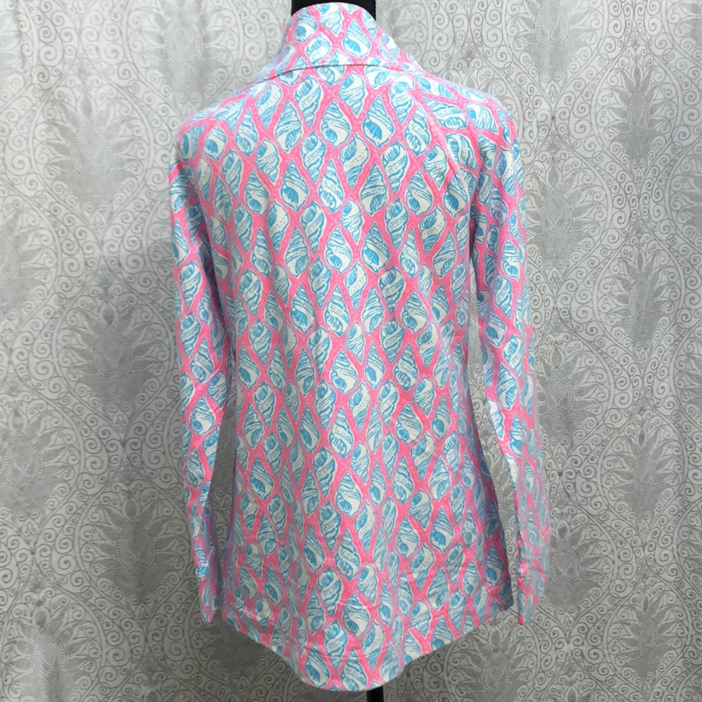 Lilly Pulitzer Skipper Popover Little Tipsy Conch - Picture 4 of 8